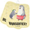 Mr. & Mrs. Panda Personalisierte Topflappen Pinguin mit Kind - Personalisierte Geschenke, Oma, Topflappen Set personalisiert, Muttertag, Mama,
