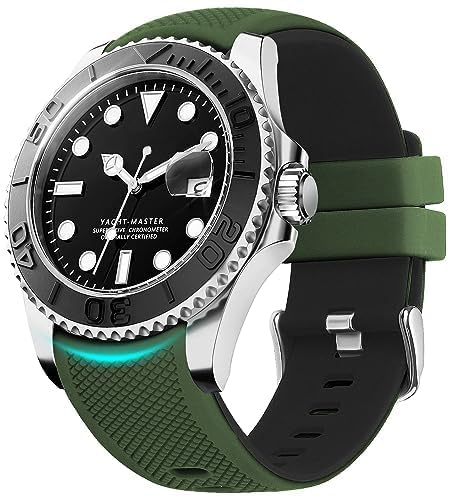 Fullmosa Silikon Uhrenarmband 20mm Kompatibel mit Samsung Galaxy Watch 7 6 5 4 40mm 44mm/Watch 5 Pro 45mm/6 4 Classic, Garmin Vivoactive 5, Keine Lücken Bicolor