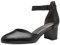 Tamaris COMFORT Damen Pumps mit Riemen aus Leder Elegant, Schwarz (Black Nappa), 40 EU