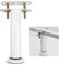 Bed Support Legs, Metal Adjustable Legs for Bed, Heavy Duty Bed Center Frame Middle Reinforce Circular Bottom Extendable Slat Support Leg for Cabinet Sofa Bed Frame Replacement Parts (White 1 Pcs)