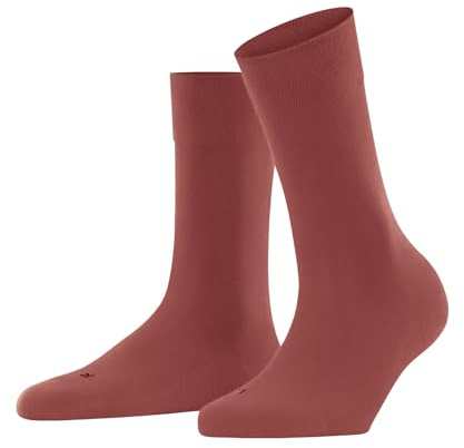 FALKE Damen Socken Sensitive London W So Baumwolle mit Komfortbund 1 Paar, Rot Lobster 8862, 35-38
