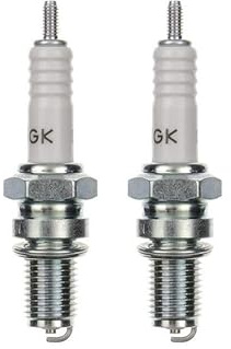 2x Zündkerze DR8ES-L – passend für Honda CB, GL, CX, CBX, Suzuki, Yamaha FZ, FZR, XJ, YX – ersetzt 98069-38719, 98069-38716, 9207, 01116, E920701116, 09482-00149