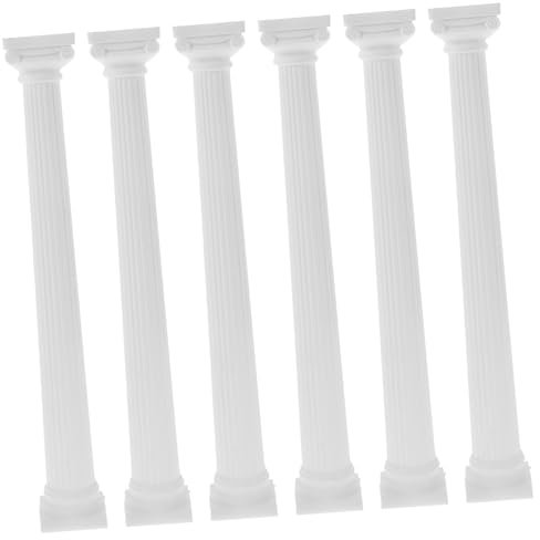 BESPORTBLE 6St Aquarium römische Säule Säulenpflanzgefäß hochzeitsdeko Tischdekoration Statuen Badezimmerdekorationen Landschaftsbau römische Säule dekorative römische Säulen schmücken