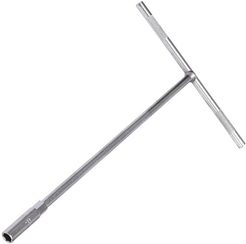 AERZETIX - C68483 - Clé à douille en forme T 8 x 300 mm à empreinte hexagonale 6 pans - poignée manche en T - mécanique automobile vélo - en acier Cr-V
