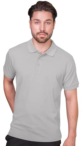 HRM Herren Heavy Polo I Premium Polo Shirt Herren aus 100% Baumwolle I Basic Polohemd bis 60°C waschbar I Hochwertige & nachhaltige Herren-Bekleidung I Workwear