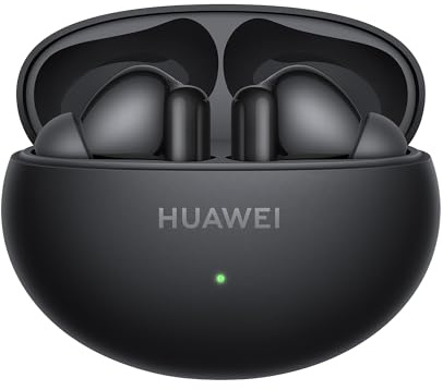 HUAWEI FreeBuds 6i, Intelligent Dynamic ANC 3.0, Punchy Bass, Schnelles Laden, Längeres Hören, Ablenkungsfreies Telefonieren, IP54 Schweiß- und Wasserbeständigkeit, Dual-Device Connection, Schwarz