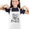 dusaniyali Kochschürze Kinder, Kinderschürze,Schürze Kinder Kinder Kochschürze Grillschürze Kinder Jungen Malkittel Kinder für Jungen und Mädchen Beim Kochen Malen Grillen(Weiß)