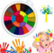 JAONLD Kids Finger Paints, 25 Colors Finger Painting Washable Fingerprint Ink Pad Safe Paint for Handprints Funny Finger Drawing Toys for DIY Painting, Crafts and Birthday Gifts