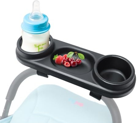 Universal-Snack-Tablett für Kinderwagen-Zubehör, kompatibel mit Goodbaby Bugaboo Bee5 Bee6 Cybex (Stoßstange nicht im Lieferumfang enthalten)