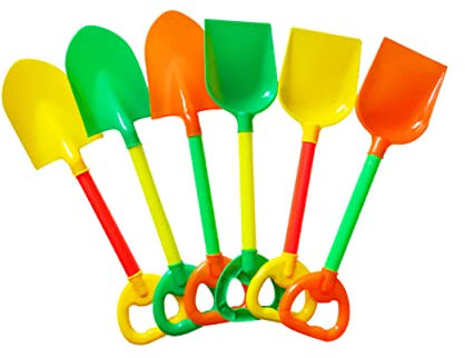 YARNOW 6Pezzi Palette Da Spiaggia Leggere e Colorate Per Giocattoli Da Sabbia Per Divertimento Mare e Giardino