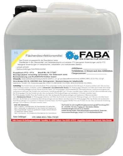 FABA Flächendesinfektionsmittel 5 L