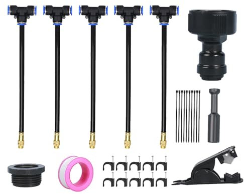 Arrosage Pour Jardin - Kit D'irrigation Automatique à 360 Degrés Pliable - Arroseurs De Jardin Pour Parterres De Fleurs Verger Balcon Cour Serre Et Ferme