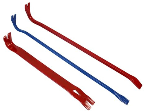 BOOMET Brecheisen 3er Set · Robustes Nageleisen aus Stahl für präzises Arbeiten & effizientes Hebeln