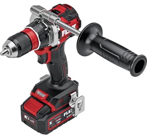 Flex Trapano avvitatore a percussione compatto a batteria a 2 marce 18 V PD 2G 18-EC MD DC (con sistema di gestione elettronica, motore brushless) 534904