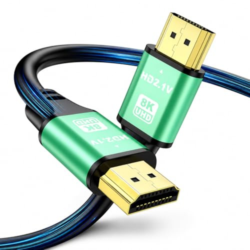 wowtravel 8K HDMI Cable 1.5m High Speed HDMI 2.1 Cable 48Gbps 8K 60Hz 4K 120Hz Ultra HD HDR eARC Gaming HDMI Cable for TV Monitor Projector Console Laptop