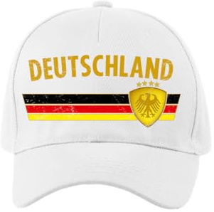 PartyMagix Fan Cap Länder WM & EM – Verstellbare Baseballkappe mit Ländername & Flaggenmotiv – Fußball Fanmütze für Public Viewing & Stadion