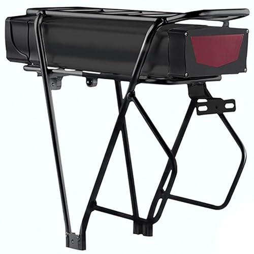 Batterie De Vélo Électrique avec Porte - Bagages 48V 10Ah 13Ah 15Ah 20Ah 24Ah 27Ah Batterie Remplaçable avec Chargeur pour 200W-1300W Moteur 48V15Ah,XT60