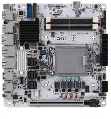 Motherboard Fit For Topton Q670 NAS Motherboard Max 8*SATA 6*M.2 NVMe 2*DDR5 Intel VPRO LGA1700 1*PCIE5.0x16 2 * 2.5G LAN Firewall Mini ITX Mainboard