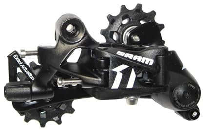 Sram 00.7518.094.000 Apex 1 11-Fach Schaltwerk Apex 1, Langer Käfig (max. 42 Zähne), schwarz