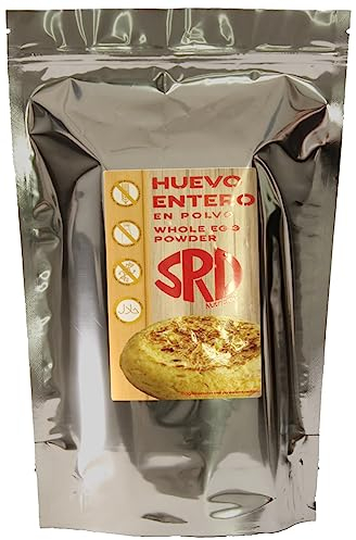 Huevo en polvo | Bolsa de vacío | Huevo en Polvo | Huevos Pasteurizados Sin Gluten | Huevo Deshidratado | Sin Aditivos | Productos Sin Lactosa | Presentación en Bolsas Zip (1 KG)