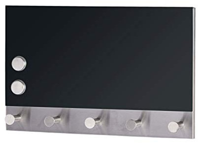 iDiffusion Garderobenständer, magnetisch, 30 x 19 cm, Schwarz