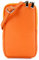 modamoda de T197 Damen Leder Handytasche 6,7 Zoll Umhängetasche handmade in Italy, Farbe:Orange