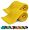 KiGATEX 2er Pack Polar Fleecedecke Uni - Tagesdeckenset - Sofaüberwurf - 130x160 cm - ca. 420g pflegeleicht – Oeko-Tex Zertifiziert - Gelb