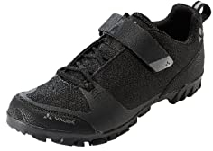 VAUDE atmungsaktive Fahrradschuhe Herren TVL Pavei 2.0 blau Gr. 44, stylische Rennradschuhe Herren für Radreisen oder Tagestouren, bequeme SPD Radschuhe, ganzjährig einsetzbar, Schwarz, 44