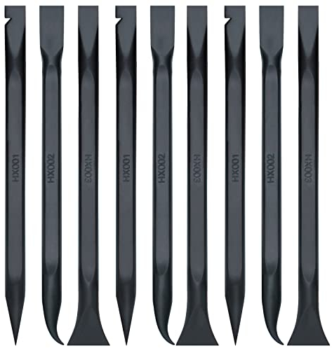 Aphrordity Set di 9 Pezzi di Spatole in Plastica Spatola Multiuso in Fibra di Carbonio Per la Pulizia Senza Graffi di, Strumenti Per la Rimozione di Adesivi/Cibo/Vernice