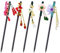 Saijer Bâtonnets De Cheveux,5 PCS Bâtons De Cheveux En Bois Pique À Cheveux Chignon En Bois Bâton De Cheveux Décoration Robe Chinoise Cheveux Baguettes De Cheveux Fleur pour Cheveux Accessoire 5 Style