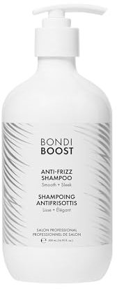 BondiBoost Anti-Frizz Smoothing Shampoo - Sulfatfrei, auf Aloe-Basis mit Hyaluronsäure, Argan und einer 3fachen Mischung aus Nährstoffen für Glattes, Glänzendes Haar - Vegan & Tierversuchsfrei - 300ml