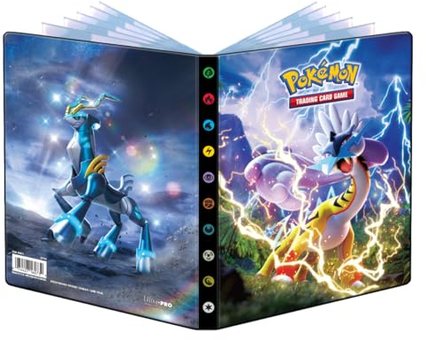 Ultra Pro - Asmodee – Pokémon Scharlach und Violett – Zeitliche Kräfte (EV05): Notizbuch mit Kartenfach – Kapazität: 80 Karten – Gesellschaftsspiele – Zubehör für Sammelkarten