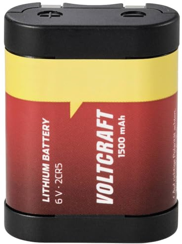 VOLTCRAFT Pile Photo 2CR5 Lithium 1500 mAh 6 V 1 pc(s)
