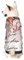 Wasserfarben-rosa Parfüm-Glasflasche und Rosen, Hunde-Wintermantel mit Kapuze, Hundekleidung für kleine Hunde, Haustier-Kapuzenpullover, Katzenbekleidung