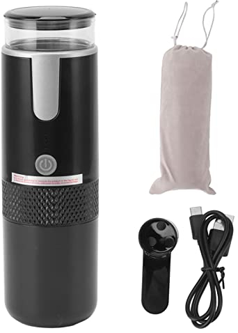 DREAWOO Cafetera Espresso Portátil Clásica, Cafetera de Viaje Compatible con Cápsulas Nespresso Originales y Compatibles, Cafetera Manual for Cocina y Oficina