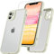 Cum2giff Matte Case for iPhone 11 Phone Case,with Tempered Glass Screen Protector,Military Grade Shockproof Slim Thin Translucent Case for iPhone 11 6.1 inch White