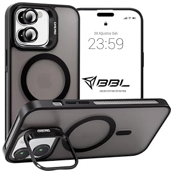 Babilden Case with Camera Protection, Compatible with Magsafe (Black)