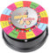 ibasenice Elektrischer Öffner Automatisches Kartenspiel Tombola Glas Rotation Trinkspiel Rad