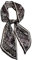 FonVan Seidenschal Seide Haarschal für Damen, Halstücher, Bandana, Satin Schal Kopftuch, Halstücher für Handtaschen, Handtaschen-Zubehör, Seidentücher Scarf (Paisley Black)