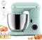Küchenmaschine,Knetmaschine Profi Küchenmaschine,Küchenmaschine zum backen mit 6.5QT Edelstahl-Rührschüsseln und 3 Rührwerkzeuge(Rührhaken,Knethaken,Schlagbesen)10 Geschwindigkeit 660W (Agave Green)