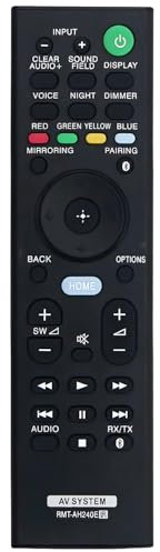 RMT-AH240E Remote Control Replacement for Sony Soundbar HT-NT5 SA-NT5 HT-XT2 HT-CT790 SA-CT790