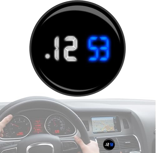Digitale LED-Uhr für Armaturenbrett, kleine Digitaluhr, Armaturenbrettuhr |