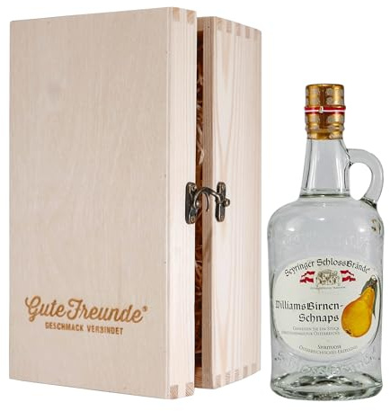 Seyringer Schlossbrände Williams Birnen - Schnaps mit Geschenk-HK