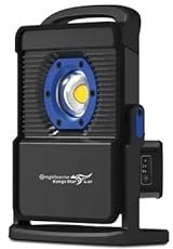 NightSearcher Kanga Light 2.2K – Powerful Rechargeable LED Work Light | 2200 Lumens, Rugged & Durable, IP65 Waterproof | USB Power Bank & Power Tool Battery Adaptor Included (Model A)