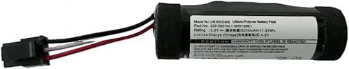 WXKJSHOP 533-000104 533-000138 Ersatz Akku Kompatibel mit UE Boom 2/3 Bluetooth Speaker 00798-601-8207