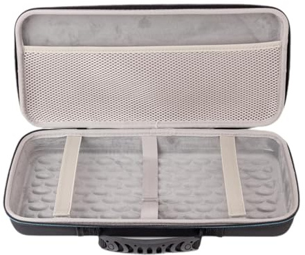 CLSSLVVBN Bolsa de Almacenamiento para Teclado Estuche rígido para Teclado de 75 Pulgadas Estuche rígido liviano para Almacenamiento Viaje Asa Transporte fácil Protector liviano EVA