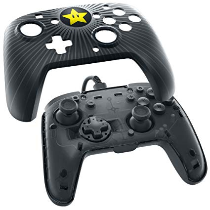 Manette filaire Faceoff pour Nintendo Switch - Super Mario Star Edition