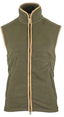 JACK PYKE Mens Countryman Thermal Fleece Gilet Dark Olive Large