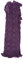 Invero, Merino Armstulpen Missy Uni, 100% Wolle (Lila)