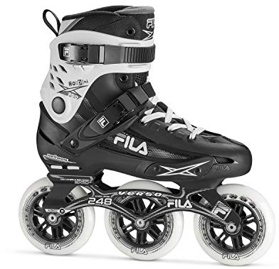 FILA SKATES Houdini PRO Inline Skate, Black/White, 43